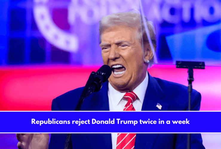 Republicans reject Donald Trump twice in a week