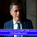 Romney forecasts Vance to be the GOP's 2028 nominee 'MAGA is the Republican party'