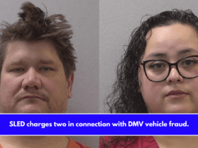 SLED charges two in connection with DMV vehicle fraud.