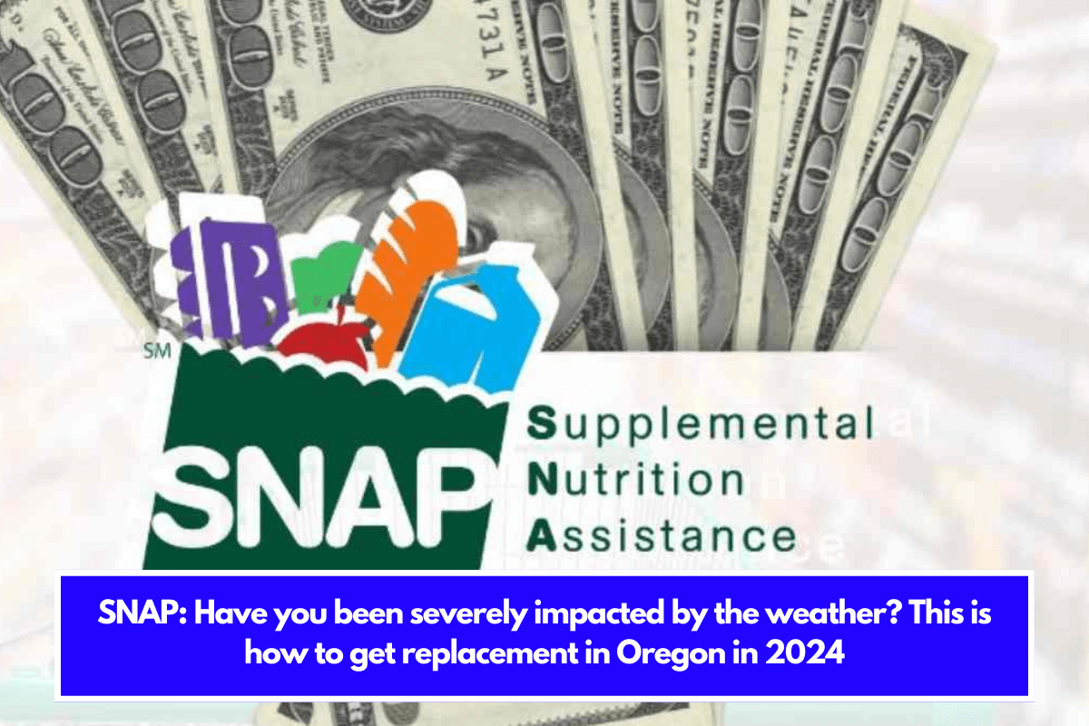 SNAP Have you been severely impacted by the weather This is how to get replacement in Oregon in 2024