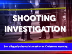 Son allegedly shoots his mother on Christmas morning.