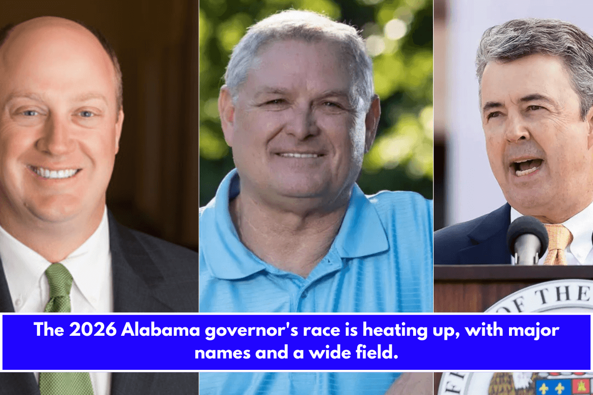 The 2026 Alabama governor's race is heating up, with major names and a wide field.