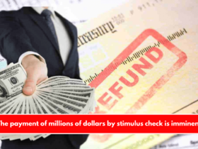 The payment of millions of dollars by stimulus check is imminent