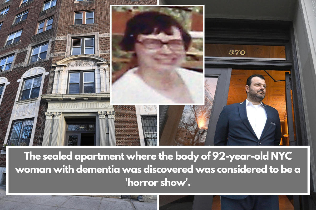 The sealed apartment where the body of 92-year-old NYC woman with dementia was discovered was considered to be a 'horror show'.