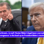 The threat... is real': Hunter Biden's legal team warned of Trump's'vengeance' in the lead-up to President Biden's issuing pardon