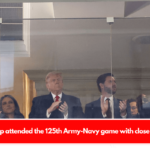 Trump attended the 125th Army-Navy game with close allies