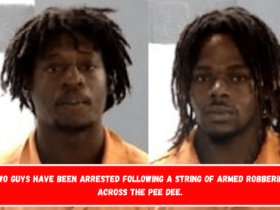 Two guys have been arrested following a string of armed robberies across the Pee Dee.