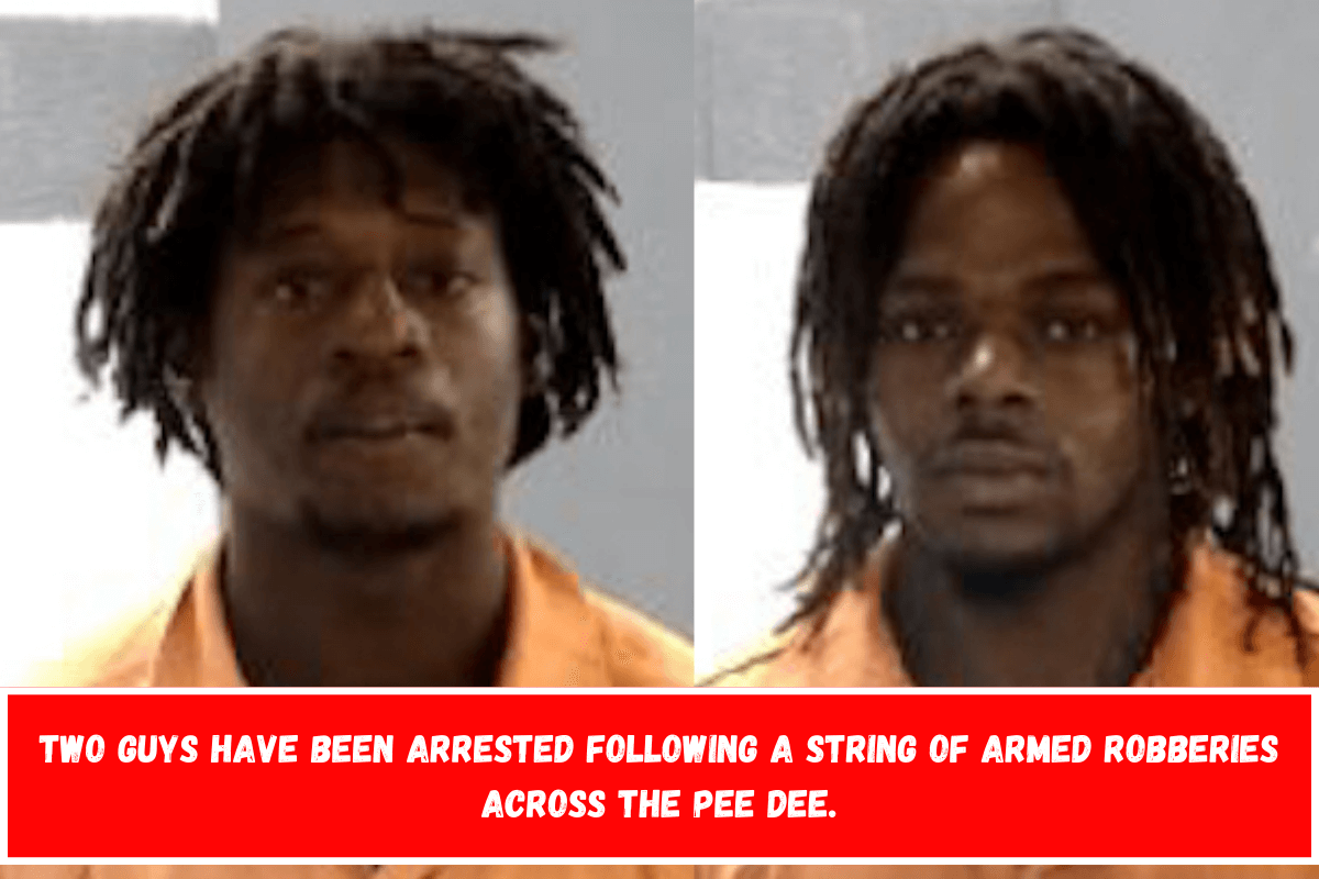 Two guys have been arrested following a string of armed robberies across the Pee Dee.