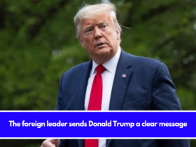 The foreign leader sends Donald Trump a clear message