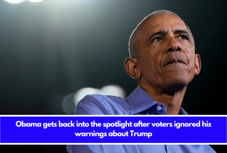 Obama gets back into the spotlight after voters