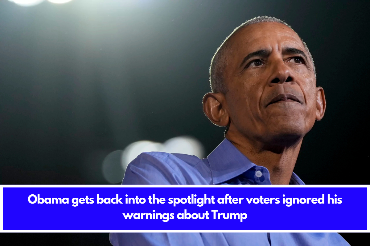 Obama gets back into the spotlight after voters