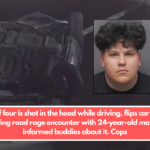 Authorities in Texas have arrested and charged a 24-year-old man with murder for allegedly gunning down a mother of four while she was driving — causing her car to flip over into a ditch — during a road rage confrontation in San Antonio, cops say.