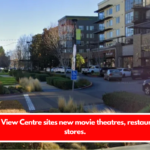 Mountain View Centre sites new movie theatres, restaurants, and stores.