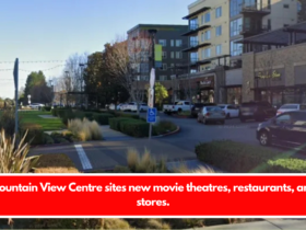 Mountain View Centre sites new movie theatres, restaurants, and stores.