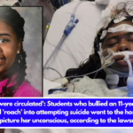 'Pictures were circulated': Students who bullied an 11-year-old girl they called 'roach' into attempting suicide went to the hospital later to picture her unconscious, according to the lawsuit.