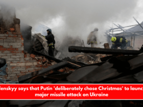 Zelenskyy says that Putin 'deliberately chose Christmas' to launch a major missile attack on Ukraine