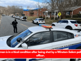 A man is in critical condition after being shot by a Winston-Salem police officer.