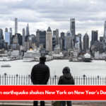 An earthquake shakes New York on New Year's Day.