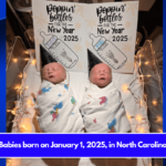 Babies born on January 1, 2025, in North Carolina