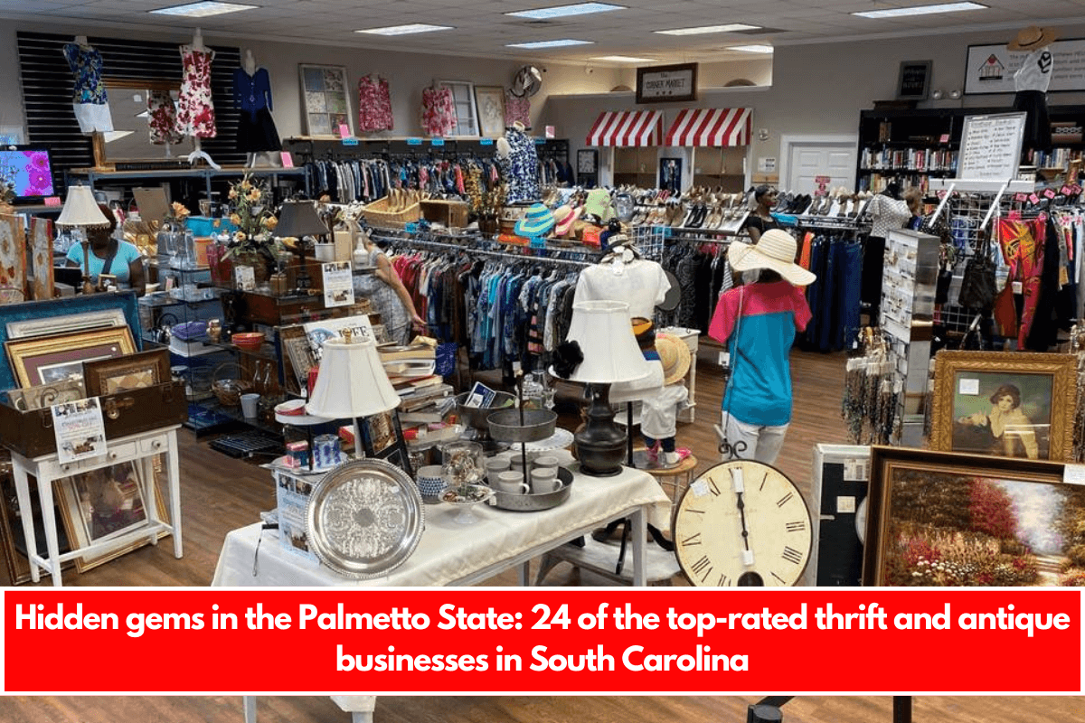 Hidden gems in the Palmetto State 24 of the top-rated thrift and antique businesses in South Carolina