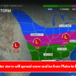 Huge winter storm will spread snow and ice from Plains to East Coast