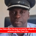 In Zambia, Police officer has been arrested for allegedly releasing prisoners on New Year's Eve