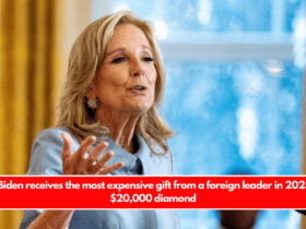 Jill Biden receives the most expensive gift from a foreign leader in 2023 a $20,000 diamond