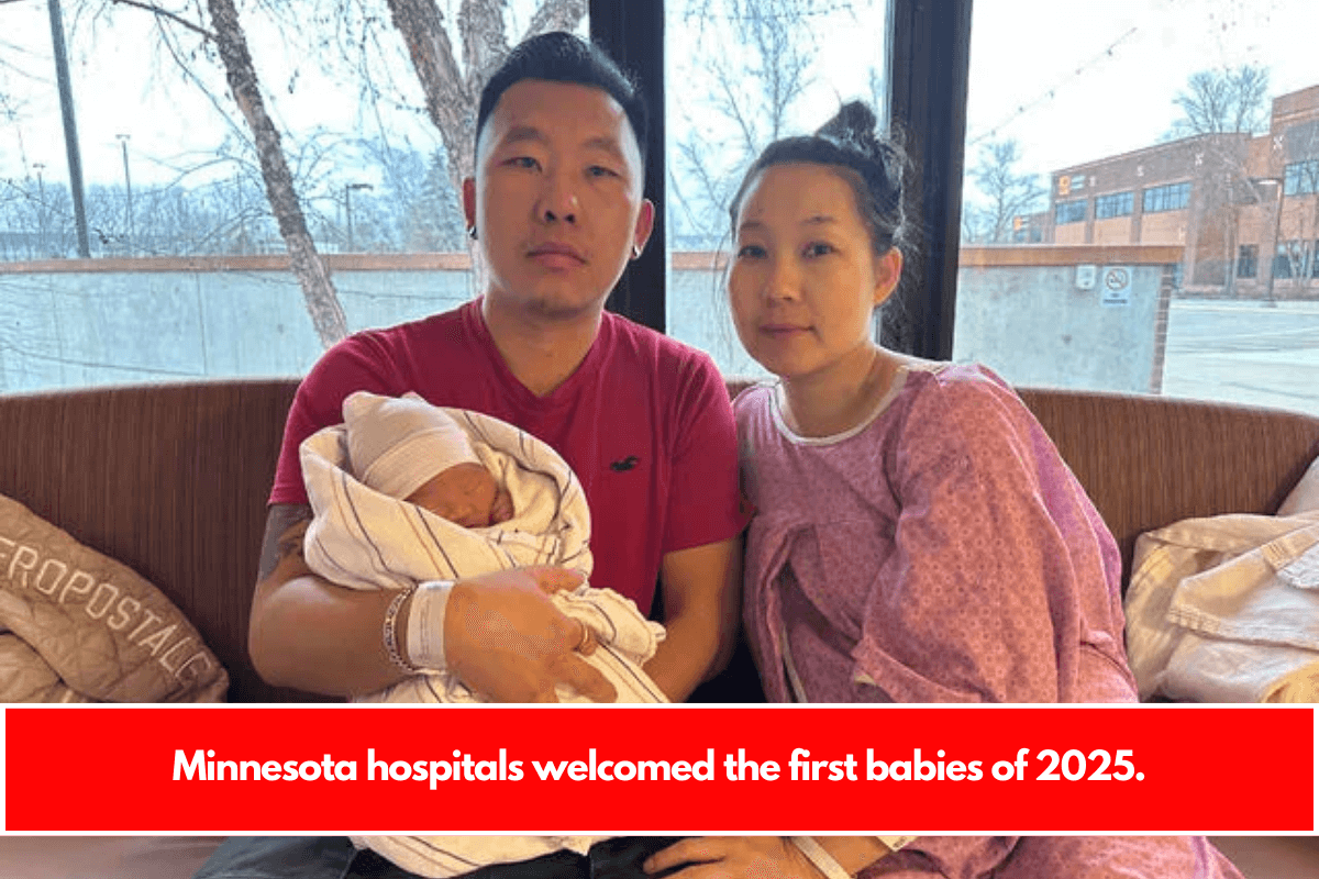 Minnesota hospitals welcomed the first babies of 2025.