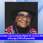 NC civil rights leader and social justice fighter Dr. Lavonia Allison has died at the age of 94'Left peacefully'