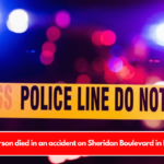 One person died in an accident on Sheridan Boulevard in Denver.